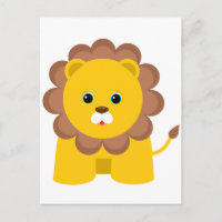 Lion bébé mignon