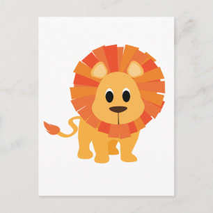 Carte Postale Lion doux