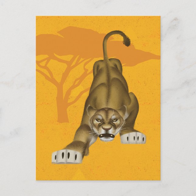 Carte Postale Lion King | Fierce Nala (Devant)