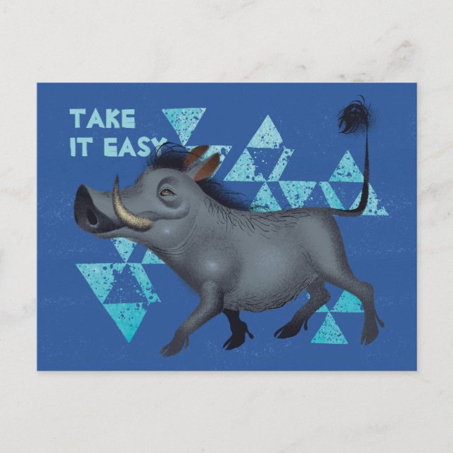 Carte Postale Lion King | Pumbaa Le phacochère (Devant)