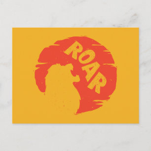 Carte Postale Lion King   Simba "Roar" Silhouette