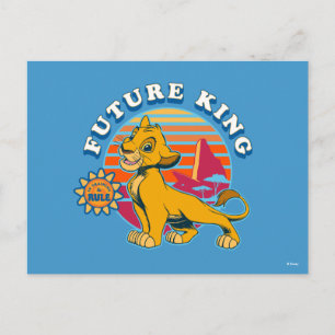 Carte Postale Lion King   Simba - Roi Futur