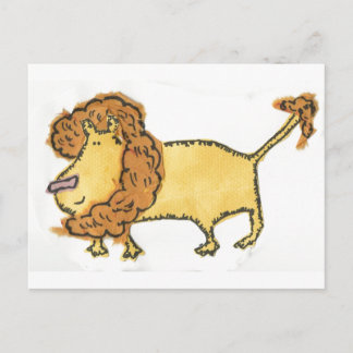 Carte Postale Lion souriant