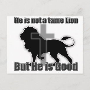 Carte Postale Lion Tame