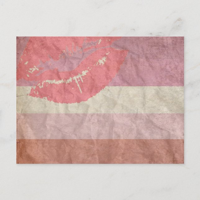 CARTE POSTALE LIPSTICK LESBIAN (Devant)