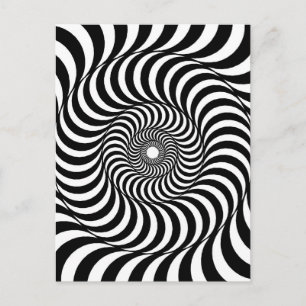 Carte Postale liquide - Op Art