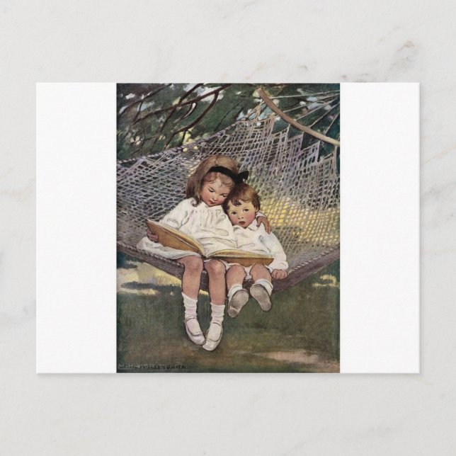 Carte Postale Lire Mon Petit Frère (Devant)