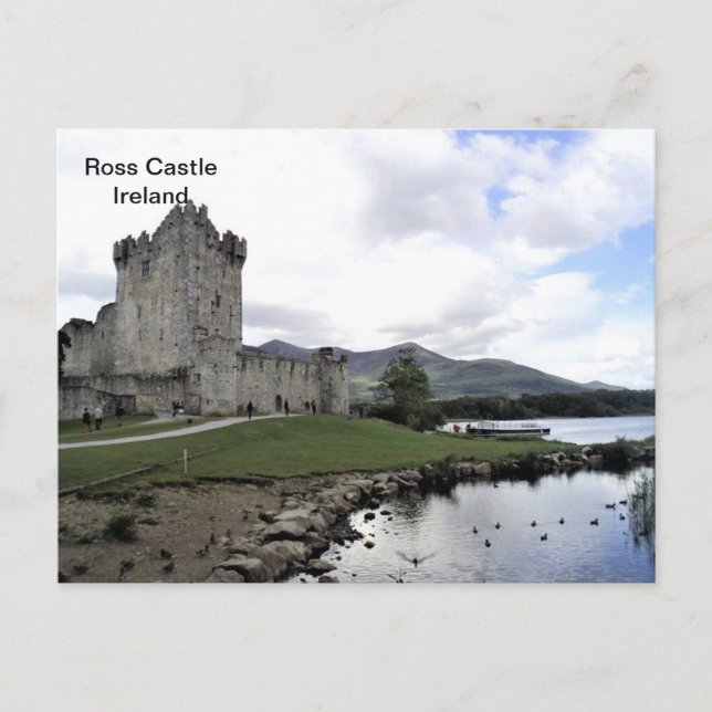 Carte Postale L'Irlande, château de Ross, Killarney, Kerry (a) (Devant)