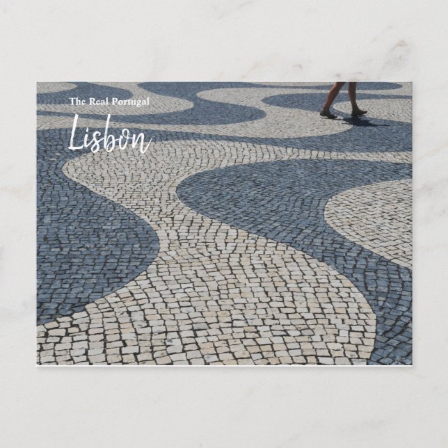 Carte Postale Lisbonne - Le vrai Portugal (Devant)