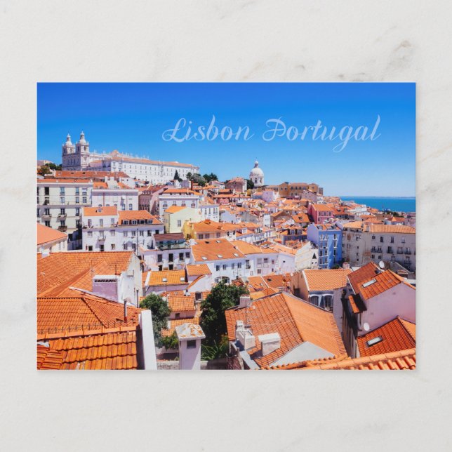 Carte Postale Lisbonne Portugal (Devant)