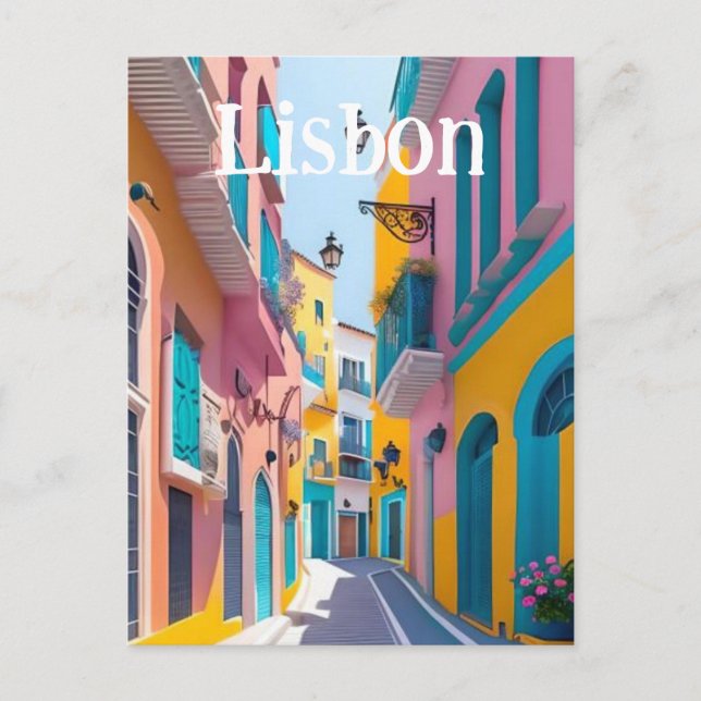 Carte Postale Lisbonne Portugal (Devant)