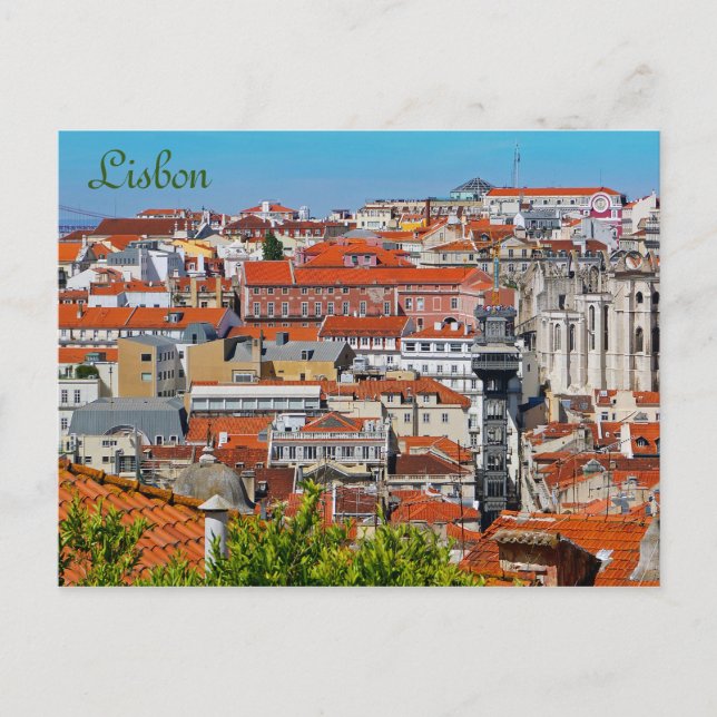 Carte Postale Lisbonne, Portugal (Devant)