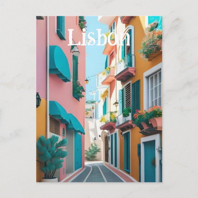 Carte Postale Lisbonne Portugal (Devant)