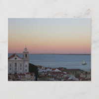 Lisbonne Portugal Alfama Sunset
