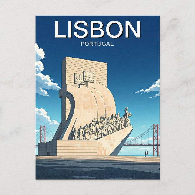 Carte Postale Lisbonne Portugal Monument des découvertes (Devant)