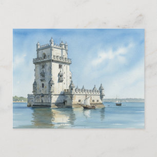 Carte Postale Lisbonne Portugal Tour de Belém Voyage