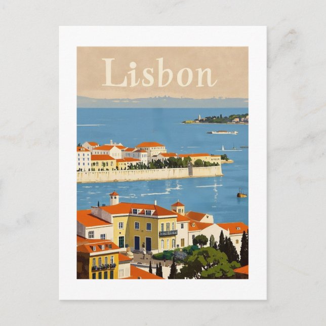 Carte Postale Lisbonne Voyage Portugal (Devant)