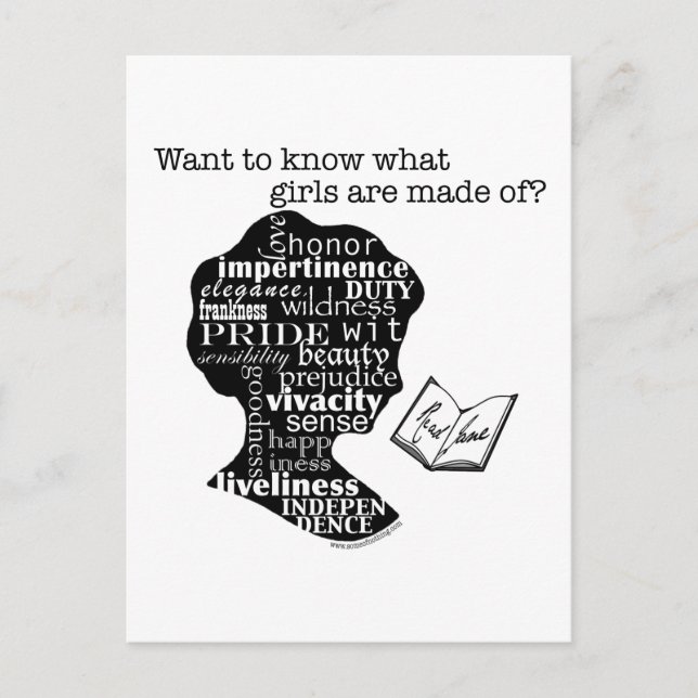 Carte Postale Lisez Jane Austen (Devant)