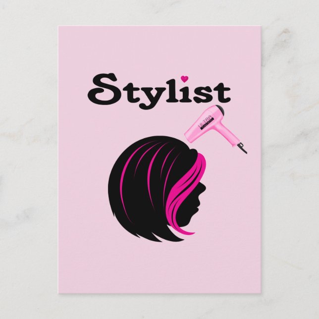 Carte Postale Liste des cheveux (Devant)