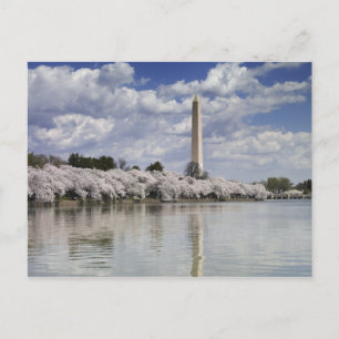 CARTE POSTALE LITHOGRAPHIE DU MONUMENT DE WASHINGTON