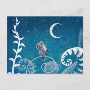 Carte Postale Little Amethyst Owl
