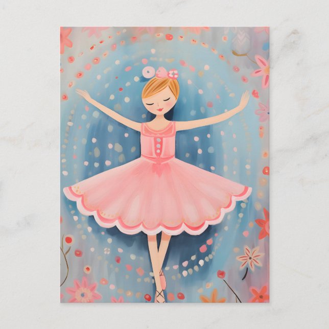 Carte Postale Little Ballerina (Devant)