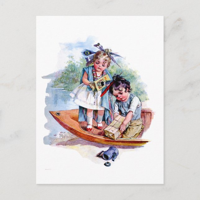 Carte Postale Little Boston Tea Party (Devant)
