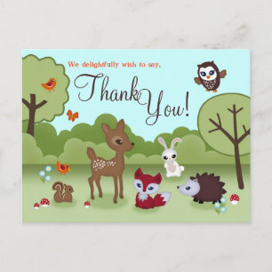 Carte Postale Little Critters Thank You Postcard