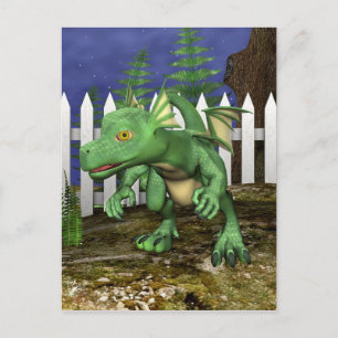 Carte Postale Little Dragon