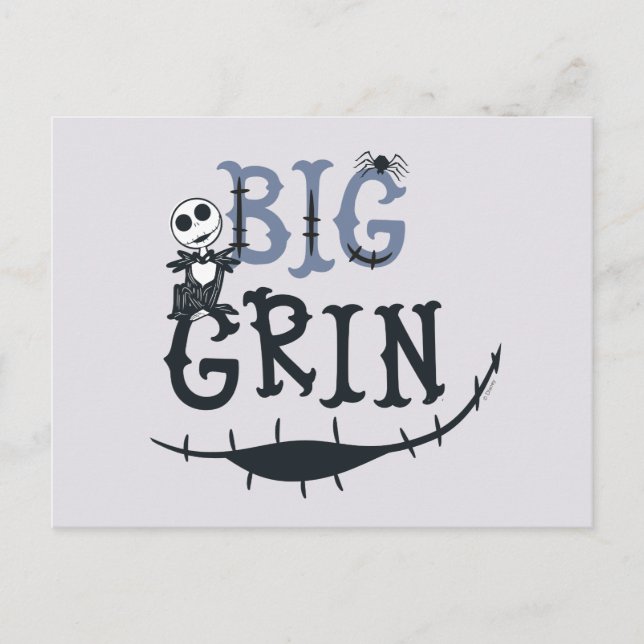 Carte Postale Little Jack Skellington - Big Grin (Devant)