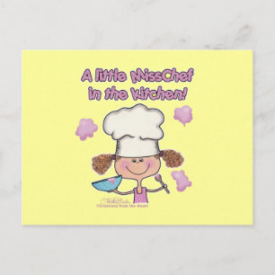 Carte Postale Little Miss Chef