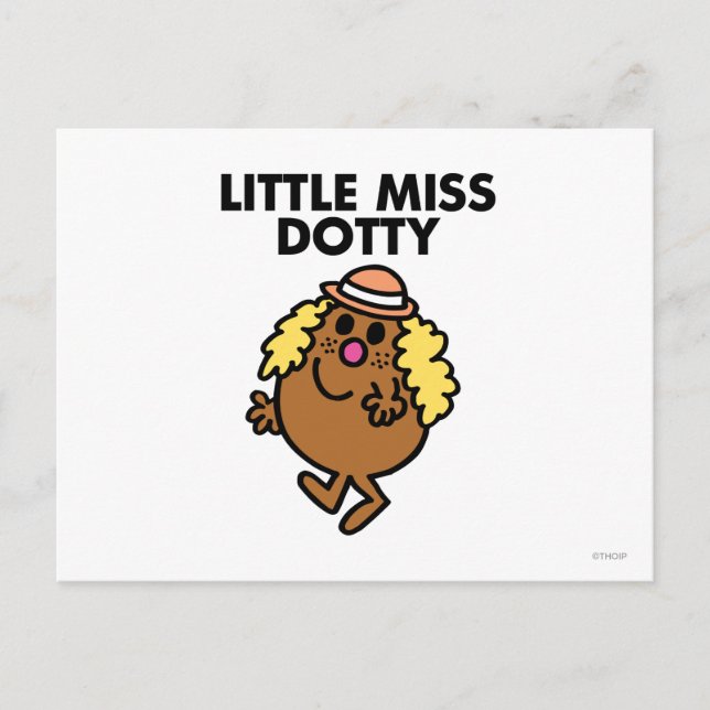Carte Postale Little Miss Dotty Wave (Devant)