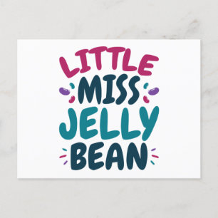 Carte Postale Little Miss Jelly Bean Paster Candy Surnom