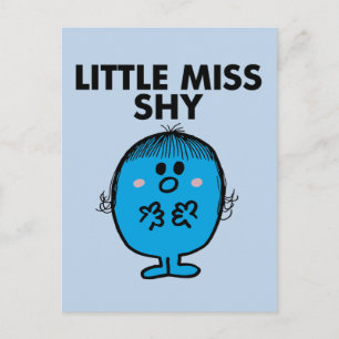 Carte Postale Little Miss Shy   Lettres noires