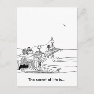 Carte Postale Little philosopher