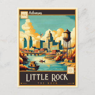 Carte Postale Little Rock, Arkansas   Vintage