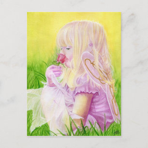 Carte postale Little Spring Fairy Rose