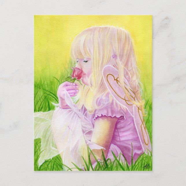 Carte postale Little Spring Fairy Rose (Devant)