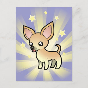 Carte Postale Little Star Chihuahua (manteau lisse)