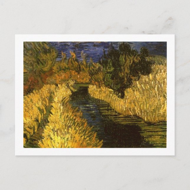 Carte Postale Little Stream Van Gogh Fine Art (Devant)