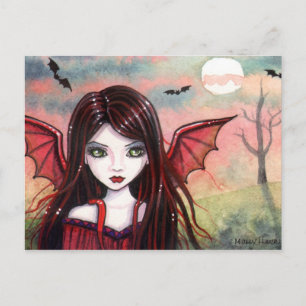 Carte postale Little Vampire par Molly Harrison