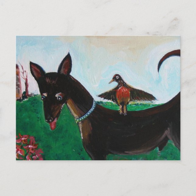 Carte Postale Littleman et Robbie Bobbie (Devant)