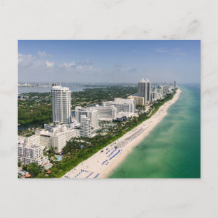 Carte Postale Littoral   Plage urbaine, Miami, Floride