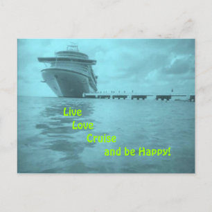 Carte postale Live Love Cruise