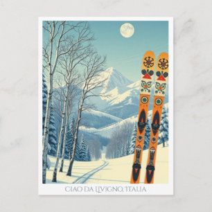 Carte postale Livigno Lombardia Italie