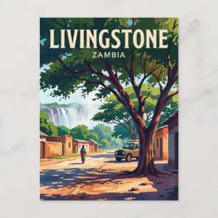 Carte Postale Livingstone, Zambie Zambie