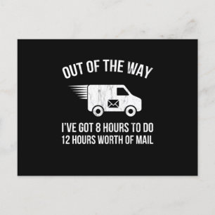 Carte Postale Livraison Chauffeur Vêtements Joke Cadeaux Livrais
