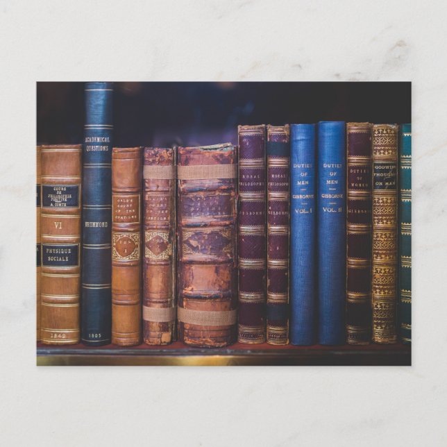 Carte Postale Livre d'antiquités Liaisons Livres (Devant)