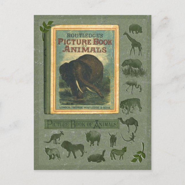 Carte postale Livre des animaux (Devant)