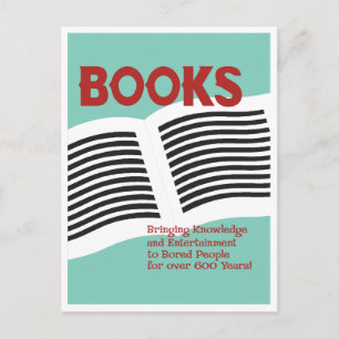 Carte postale Livres amusants